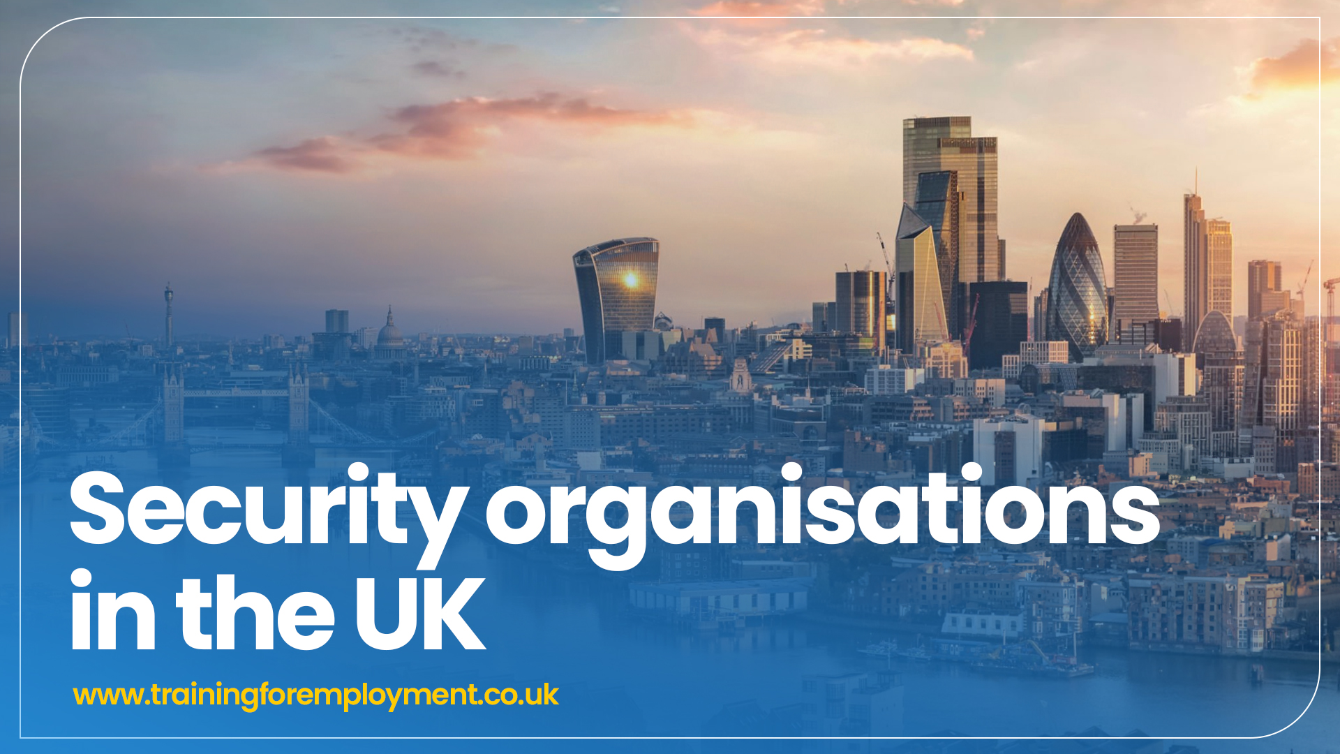 Security organisations in the UK